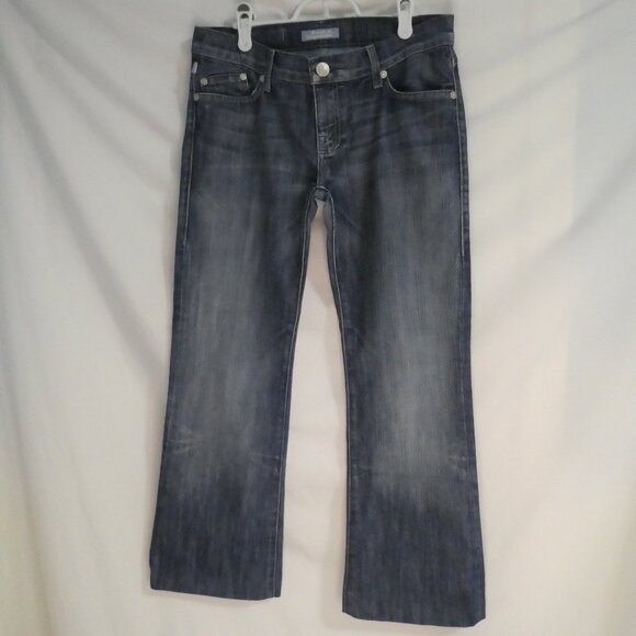 ROCK & REPUBLIC | size 28 | Faded Blue Denim / Jeans | Made In the USA | NWOT - Picture 1 of 16